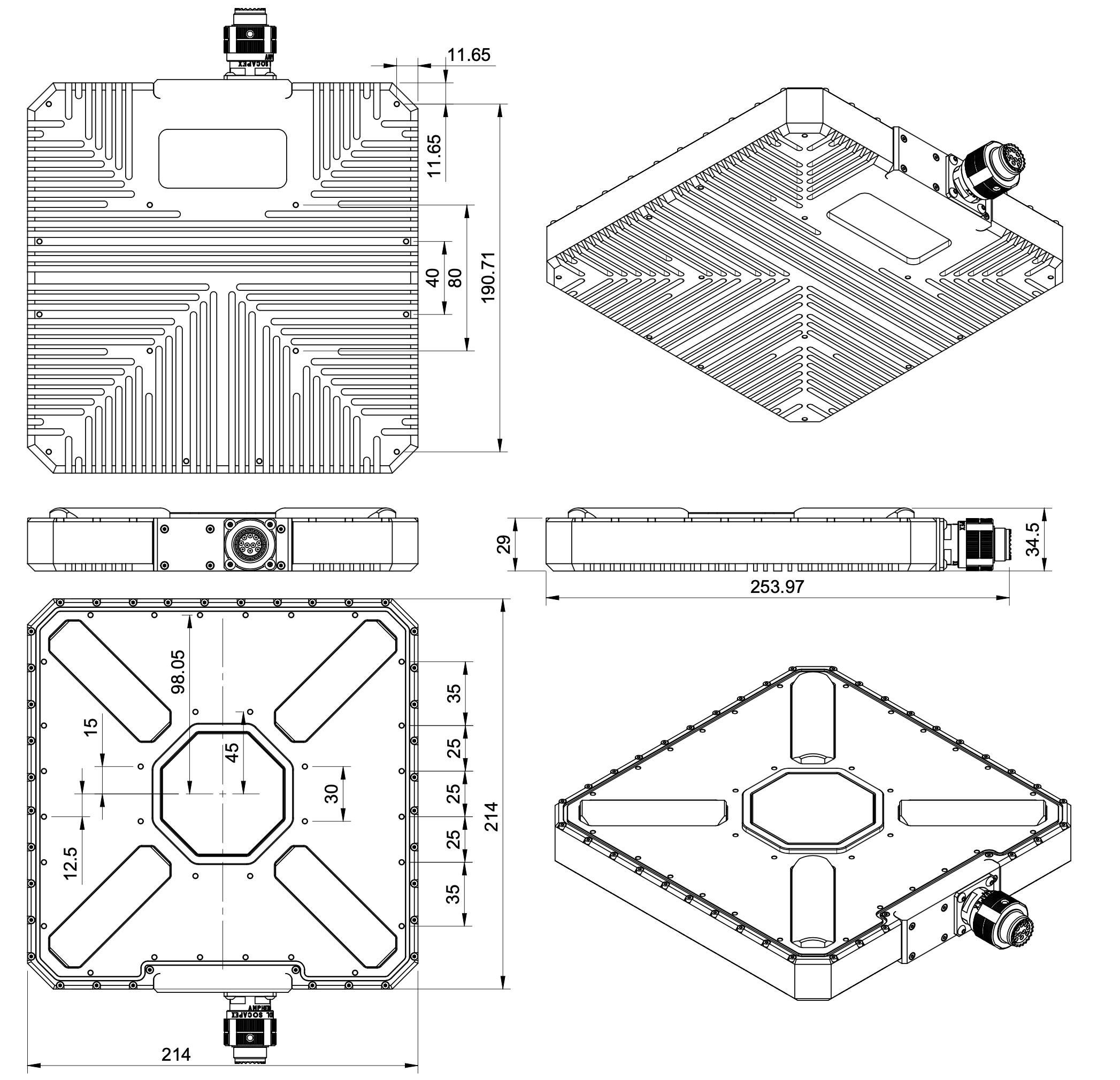Transmitter Dimensions