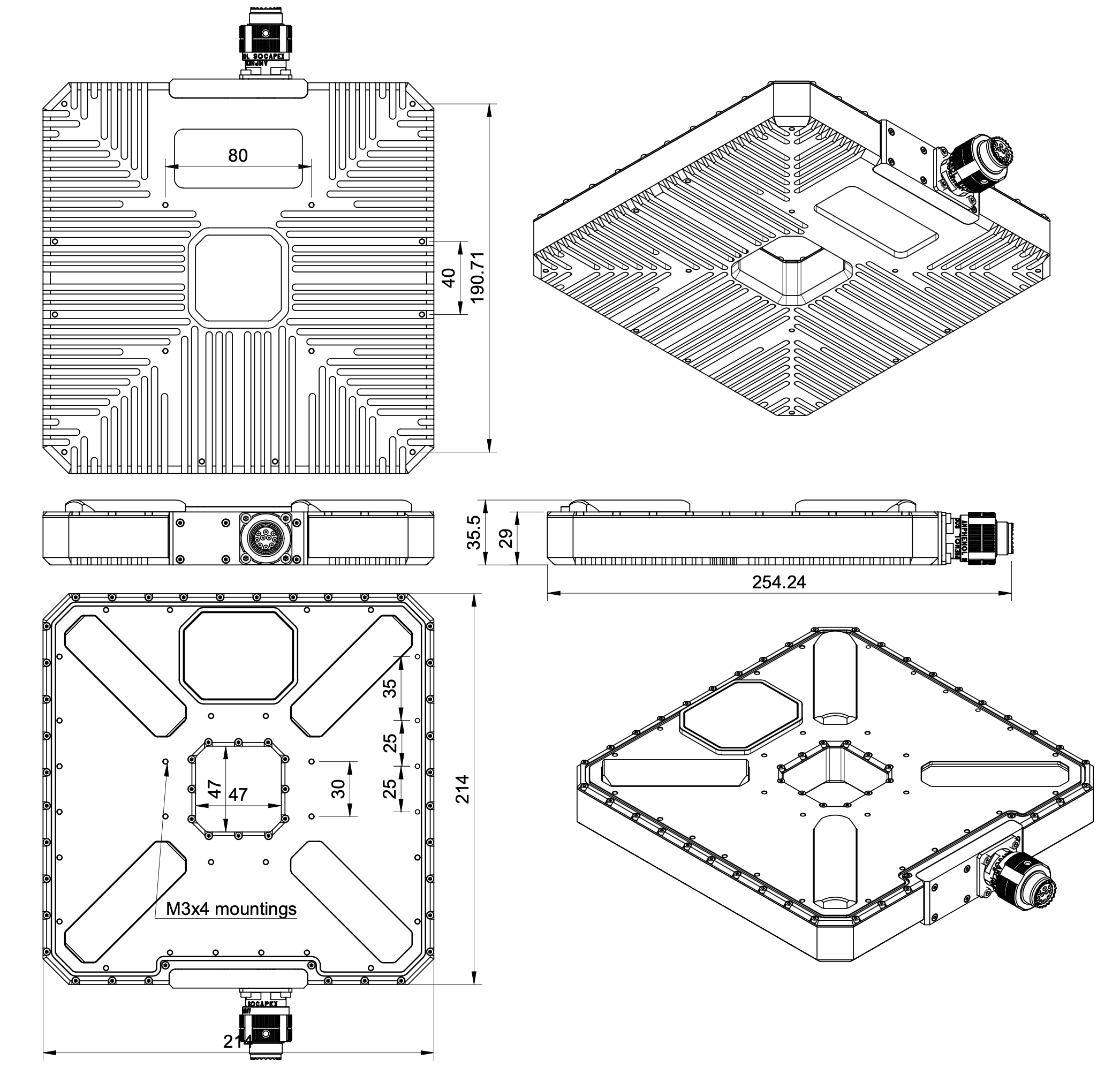 Transmitter Dimensions