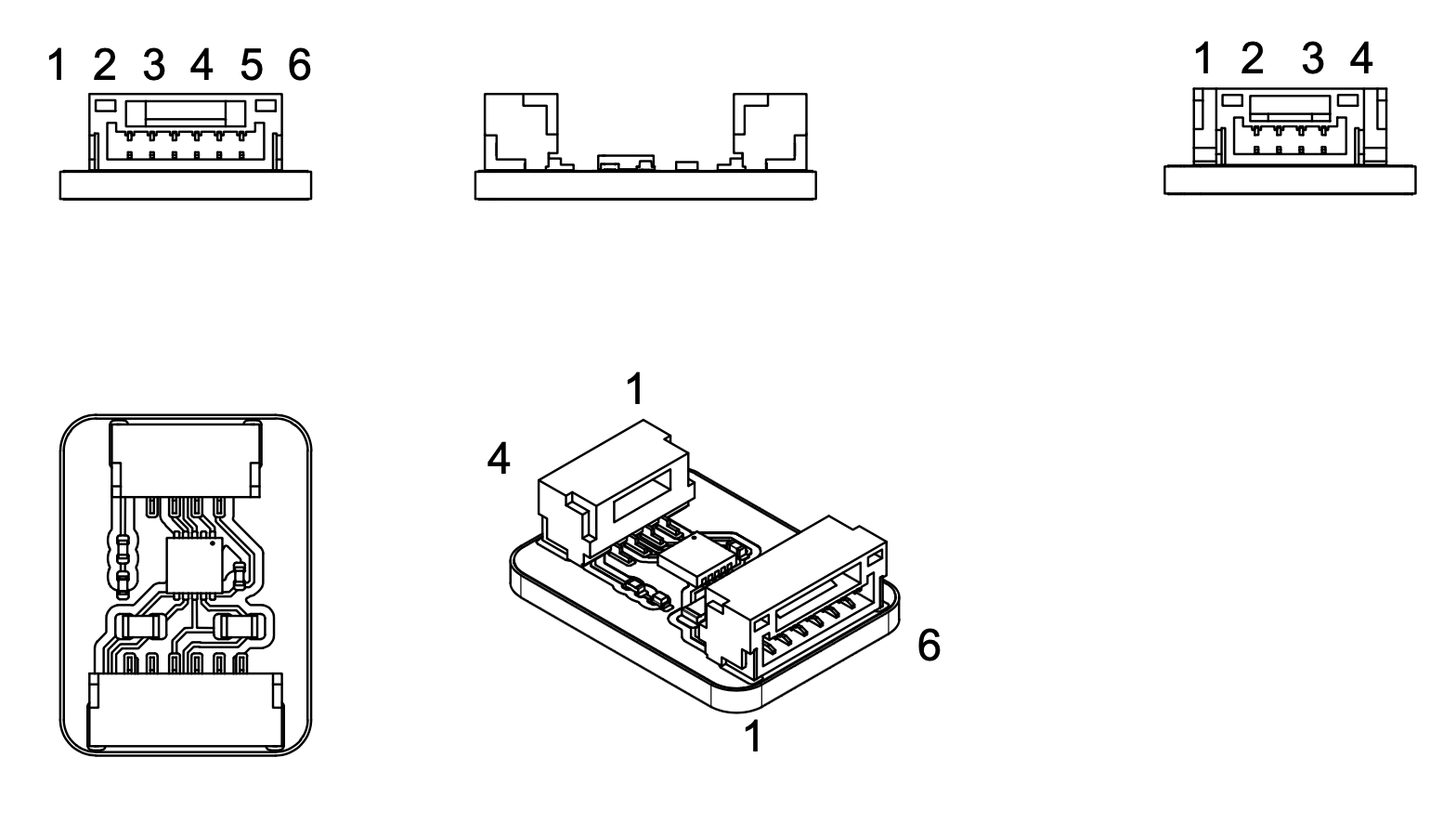 RS422-UART Adapter Pinout